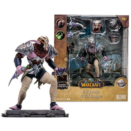 Elf Druid/Rogue: Common (World of Warcraft) 1:12 Scale Posed Figure