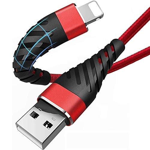 (Paquete de 2) Cargador largo de iPhone de 10 pies para certificado M