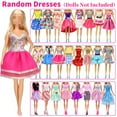 thumbnail image 7 of ZITA ELEMENT 11.5 inch Girl Doll Clothes Set - 36 Pcs Fashion Outfits | 10 Mini Dresses, 3 Fashion Dresses, 3 Top & Pants  Sets, 10 Shoes, 10 Necklaces | Casual & Stylish Doll Clothes & Accessories, 7 of 7