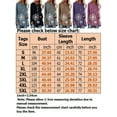 thumbnail image 2 of Fashion Dandelion Print T Shirt for Women Casual Long Sleeve Shirts Loose Tunic T-shirt Pullover Blouse Plus Size, 2 of 2