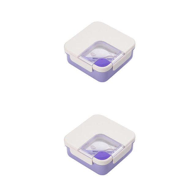 Advancent Compartimentos para fiambrera, contenedor de alimentos para microondas, a prueba de fugas, reutilizable, con cierre, para acampar, Type1 NO1