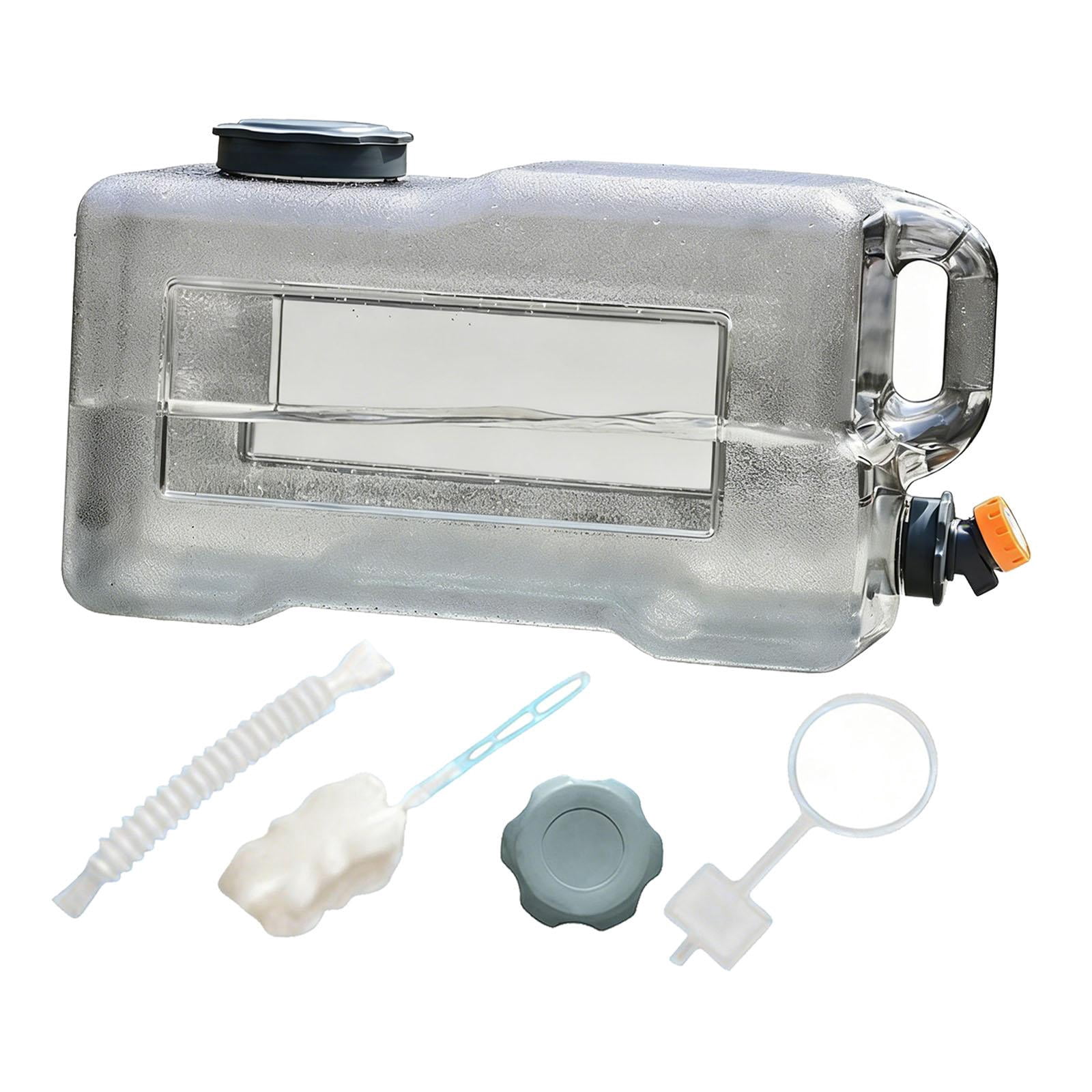GARENDE Camping Water Jug with Spigot Portable Hydration Bucket for Emergency RV Car 25L