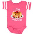 thumbnail image 3 of Inktastic I Love Pancakes with Cute Stack of Pancakes Boys or Girls Baby Bodysuit, 3 of 5