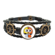 thumbnail image 1 of Universo y Alien tricolor alien Pulsera marina tejida en cuero, 1 of 4