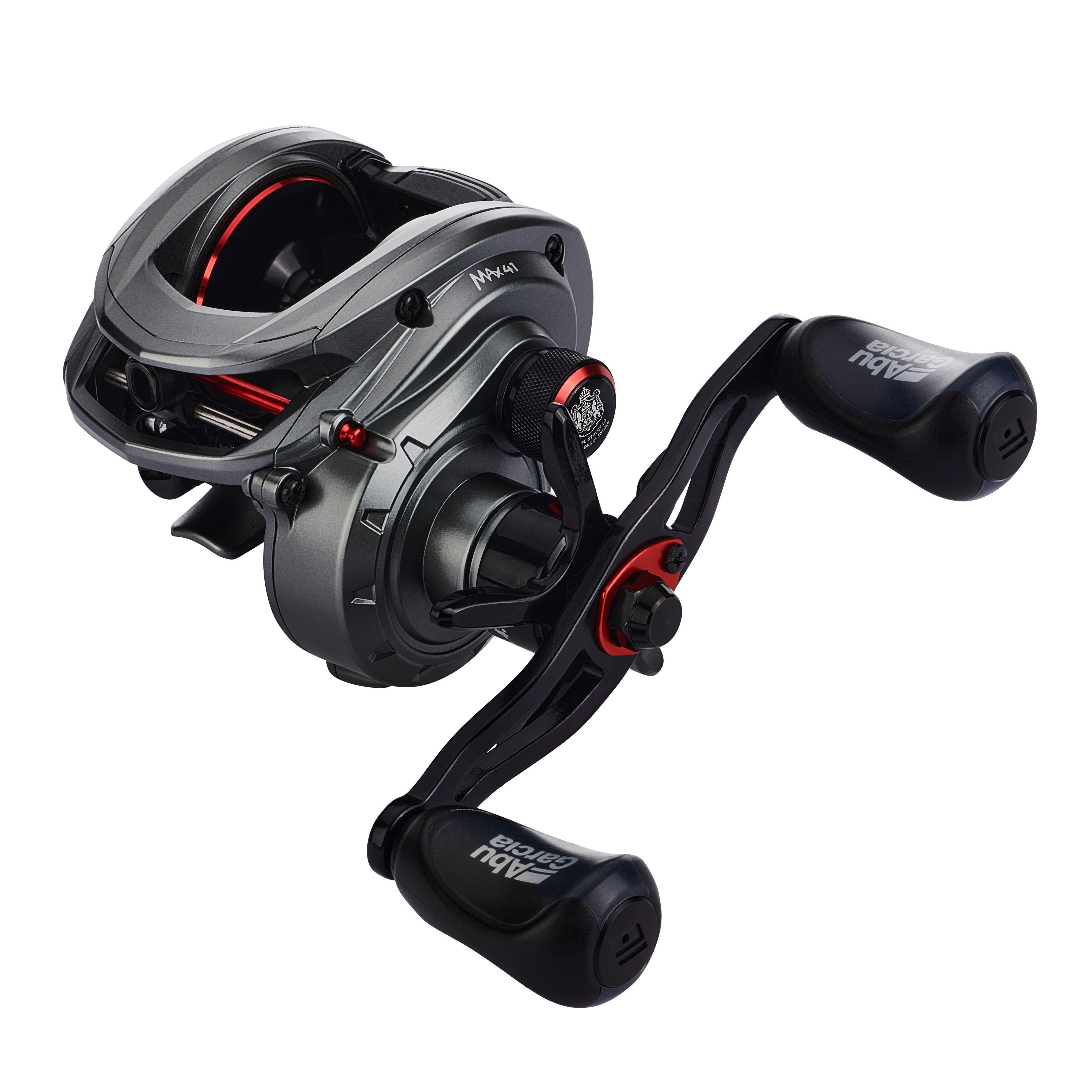 Abu Garcia Max 4 Low Profile Reel, 40LP Size Fishing Reel, Left Hand