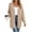 Khaki, variant on Fall Cardigan Sweater for Women Long Sleeve V-Neck Loose Fit Tops with Pockets
