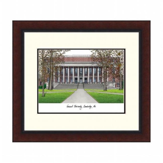 Campusimages MA992LR Harvard University Legacy Alumnus Framed Lithograph