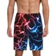 thumbnail image 1 of Fotbe Red And Blue Lightning Pantalones Cortos de Pijama para Hombre, Ropa de Dormir, Pantalones de Pijama Cortos para Hombre-3X-Large, 1 of 6