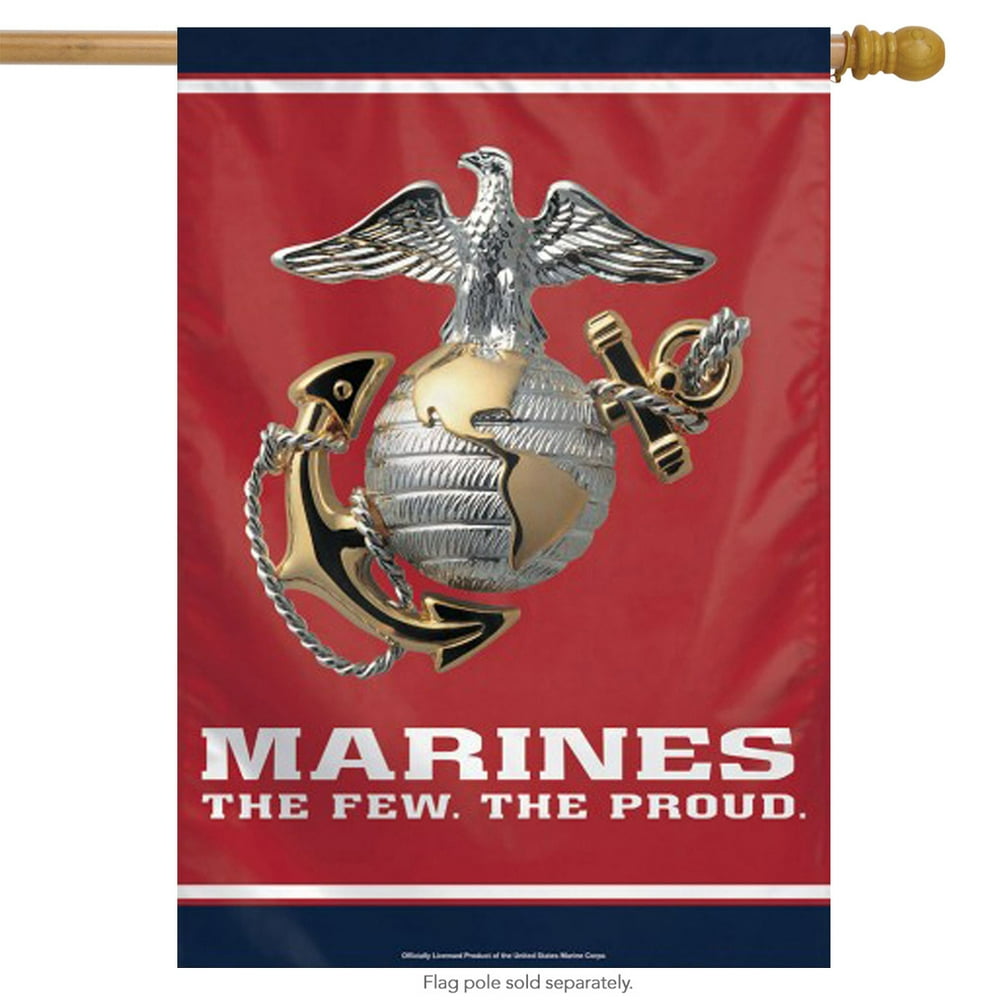 United States Marine Corps USMC House Flag Armed Forces Military 28" x