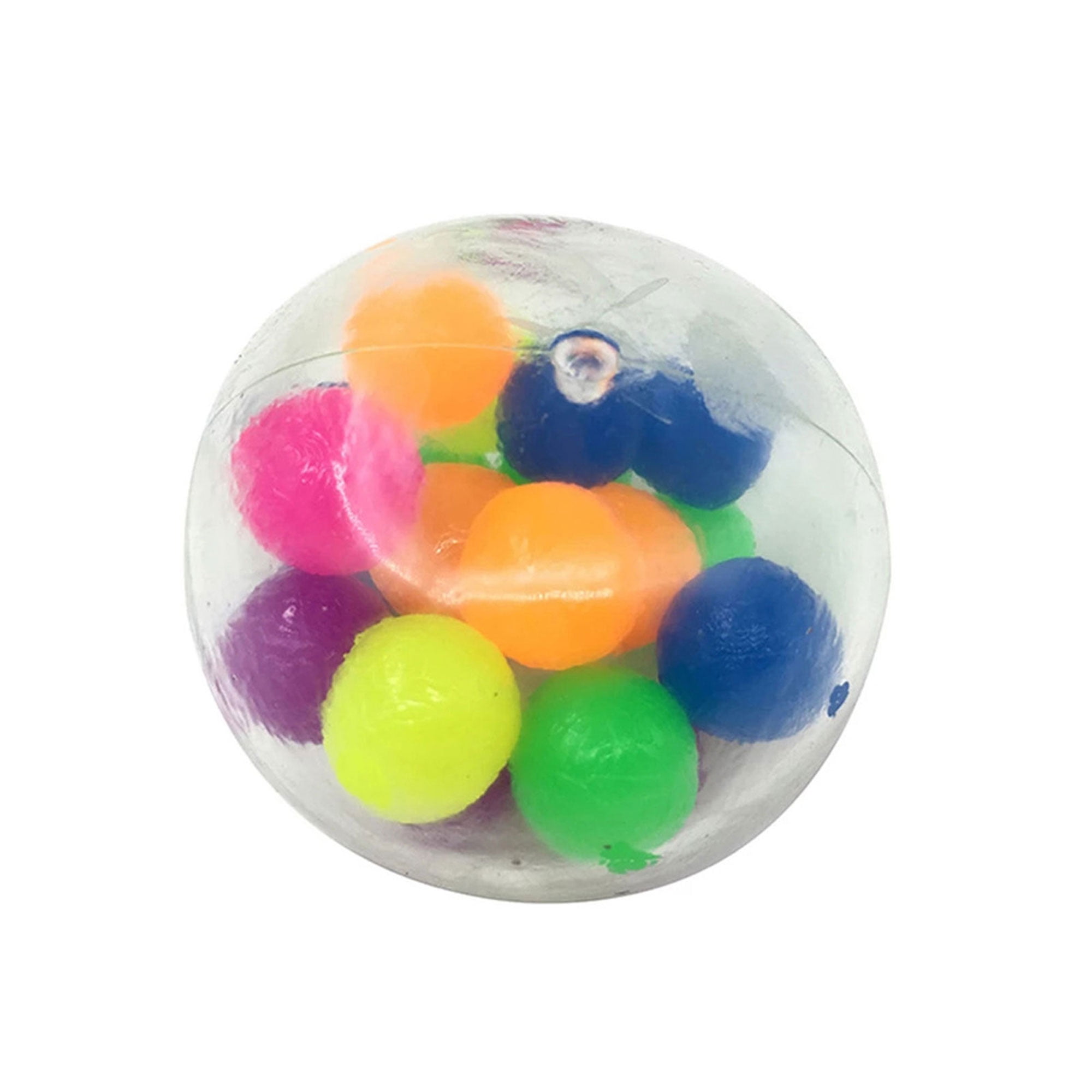 DNA Ball UK POSTED Jelly Bead Ball 1 x Multi Colour Stressball 