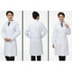 thumbnail image 5 of de boratorio de manga Traje de boratorio transpirable profesional con bolsillo para adulto XXL Sunnimix Batas de laboratorio largas, 5 of 8