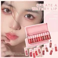 thumbnail image 5 of Heallor-minibrillo de labios de terciopelo hidratante, aceite de larga duración, Pintalabios Sexy, tinte rojo, Pintalabios líquido brillante, maquillaje cosmético M, 5 of 5