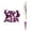 Dark Purple, variant on LLDYYDS 20Pcs Cat Nail Caps | Cat Claw Covers with Adhesives and Applicators D