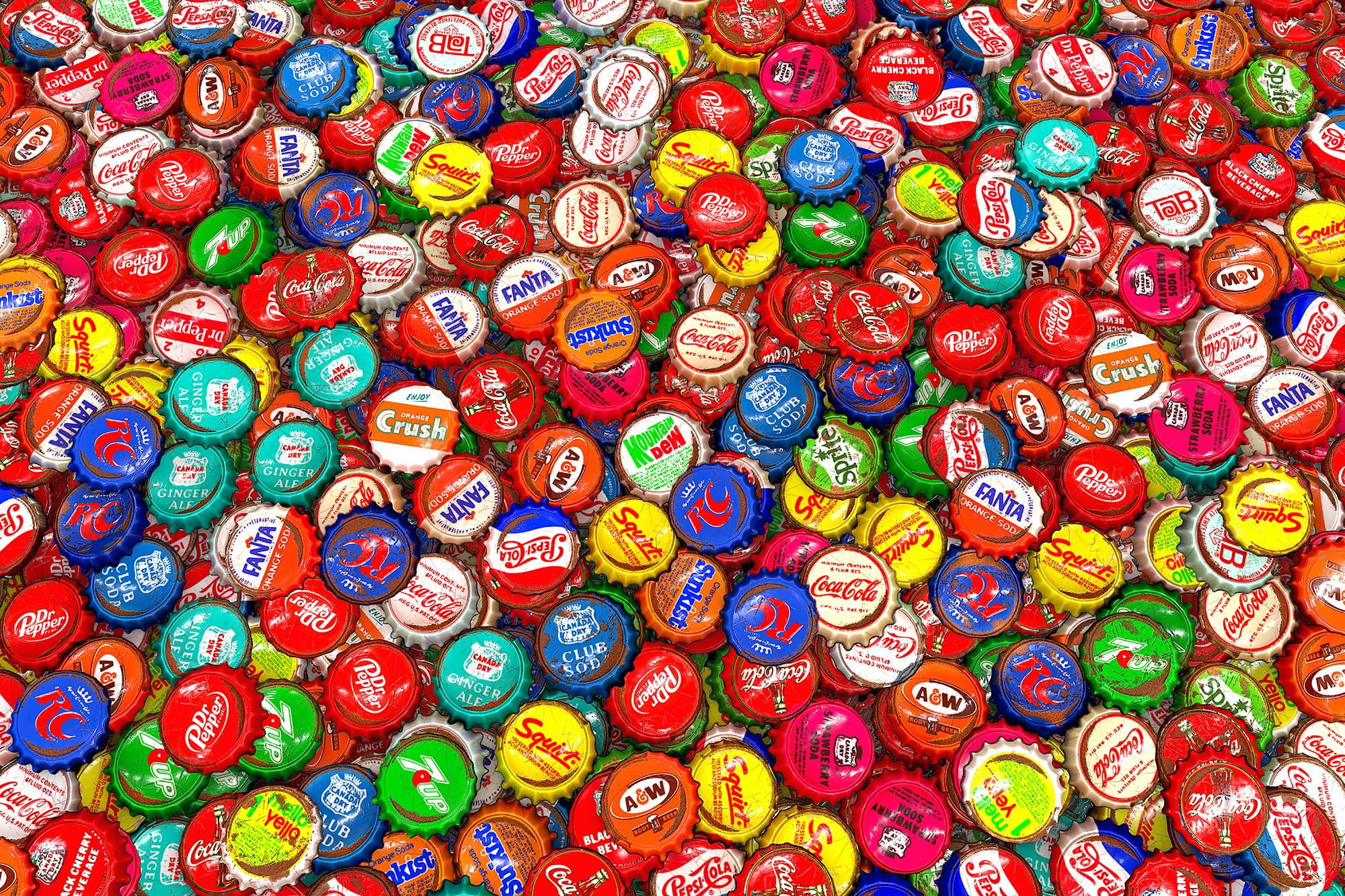 Got Caps? Soda Bottle Cap Puzzle For Adults And Kids 1000 Piece Jigsaw Puzzle