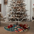 thumbnail image 6 of Kll Berries And Flowers Christmas Tree Skirt 48",Party Decorations Farmhouse For Christmas Decorations Holiday Party, 6 of 8