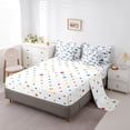 thumbnail image 5 of Erosebridal Kids Sea Shark Twin Bedding Sets 7-Piece, Kawaii Coral Starfish Bedding Comforter Set, 5 of 7