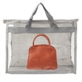 thumbnail image 5 of Unique Bargains Handbag Dust Bags, M Size PVC Dustproof Transparent Purse Protector, Light Gray, 5 of 5