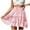 Pink, variant on Lolmot Mid-Calf Skirt, Womens Fashion Casual Summer Printed Mid-Calf Skirt