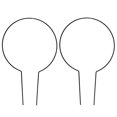 thumbnail image 1 of Enrejado para plantas en maceta, 2 piezas de soporte para plantas de vid, soporte para plantas en maceta, enrejado de alambre para jardín, elaborado con cuidado, 1 of 8