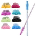 thumbnail image 2 of Portable 50Pcs Nylon Disposable Eyelash Brush Mascara Wands Eyelash For Eyelash Styling Makeup Brushes Tools For Eyelash Styling, 2 of 5