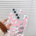 thumbnail image 5 of Water Ripple Pink Stars Love Hearts Clear Phone Case Compatible with iPhone Case (Clear,iPhone 15 Plus), 5 of 7
