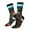 3 Black, variant on Futuristic Robot Hummingbird Crew Socks for Men & Women, Breathable Casual Athletic Ankle Socks