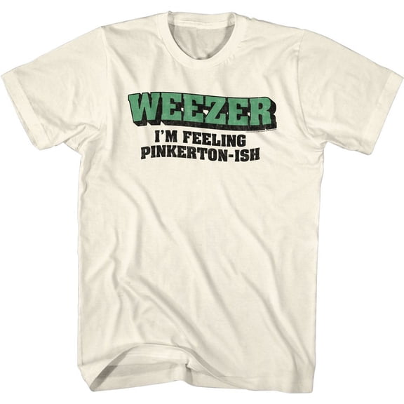 Weezer Pinkerton Ish Natural Adult T-Shirt