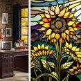 thumbnail image 1 of 45*100cm121 Colorful Flowers Wall Sticker Frosted Window Film Stained Glass Window UV Blocking Window Film Frosted Glass Film Privacy Window Stick Dec, 1 of 1