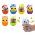 thumbnail image 5 of 12 Pack Prefilled Easter Eggs with Bunny Stress Ball Reliefing Toy 12 Color Easter Countdown Set Stretchy Bubble Bunny Kids Boy Girl Easter Surprise Eggs Party Gift, 5 of 8