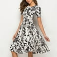 thumbnail image 4 of Ketyyh-chn99 Robes d'Été Femmes Tendance 2024 Grande Taille Femme Élégante Robe de Soirée Robe de Plage Automne Décontractée Ample Robe Mini D,m, 4 of 5