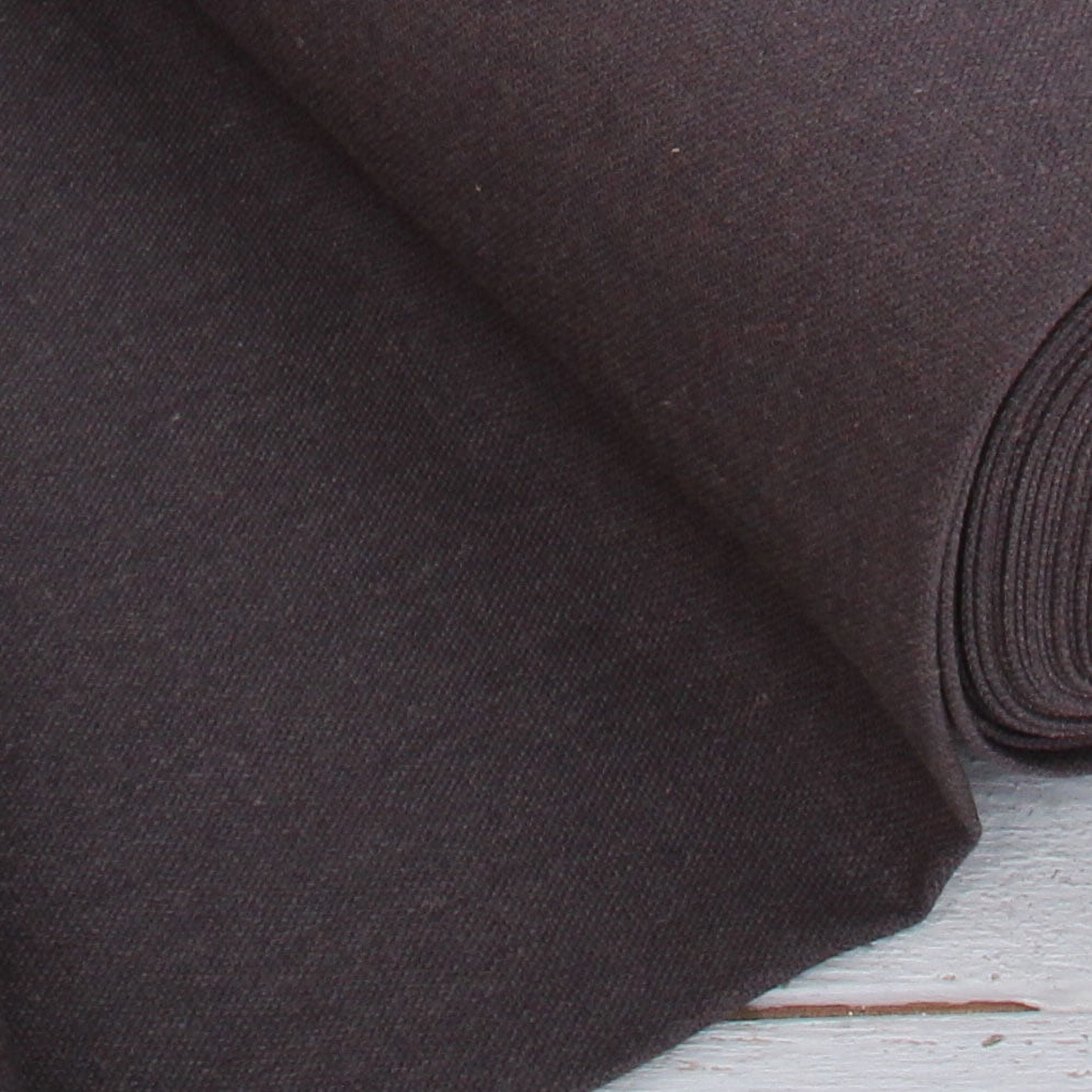 3 Yard Cut of Threadart Linen Fabric - Embroidery Fabric - Premium Cotton Linen Fabric for Embroidery, Cross Stitch, Apparel, Linen Canvas, Home Décor - 55" Width - Graphite