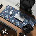 thumbnail image 2 of Long Mouse Pads for Desk,Dark Blue Princess Fairy Forest Pattern Desk Mats on Top Of Desks, Desk Mouse Pad Extra Large with 3mm Non-Slip Base and Stitched Edge for Gaming,Office,Work,Home 35.4"x15.7", 2 of 6