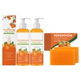 thumbnail image 2 of Persimmon Scented Shower Gel & Soap Value Set, Deodorizing Body Wash for Men & Women, 120ml x2 + 100g x2, 2 of 7