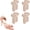 Beige*4pairs, variant on Heel Pads for Shoes,Anti Slip Shoe Inserts for Too Big Shoes Women Men,Heel Grips Liner Cushions Inserts for Loose Shoes,Soft Heel Protectors Stop Heel Slip & Blisters. (Black*2pairs+Beige*2pairs)
