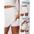 thumbnail image 6 of SLADYGLO Women Athletic Pleated Skirt with Built-in Shorts, 6 of 7