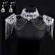 thumbnail image 1 of Hombro Cadena Rhinestone Accs Traje de Baño Perla Cuerpo Diamant Ajustable Lujo Hecho a Mano Cristal Regalo Moda para Prom Boda Hugo Collar de cadena de hombro, 1 of 8