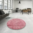 thumbnail image 3 of Ahgly Company Indoor Round Contemporary Red Persian Area Rugs, 8' Round, 3 of 6