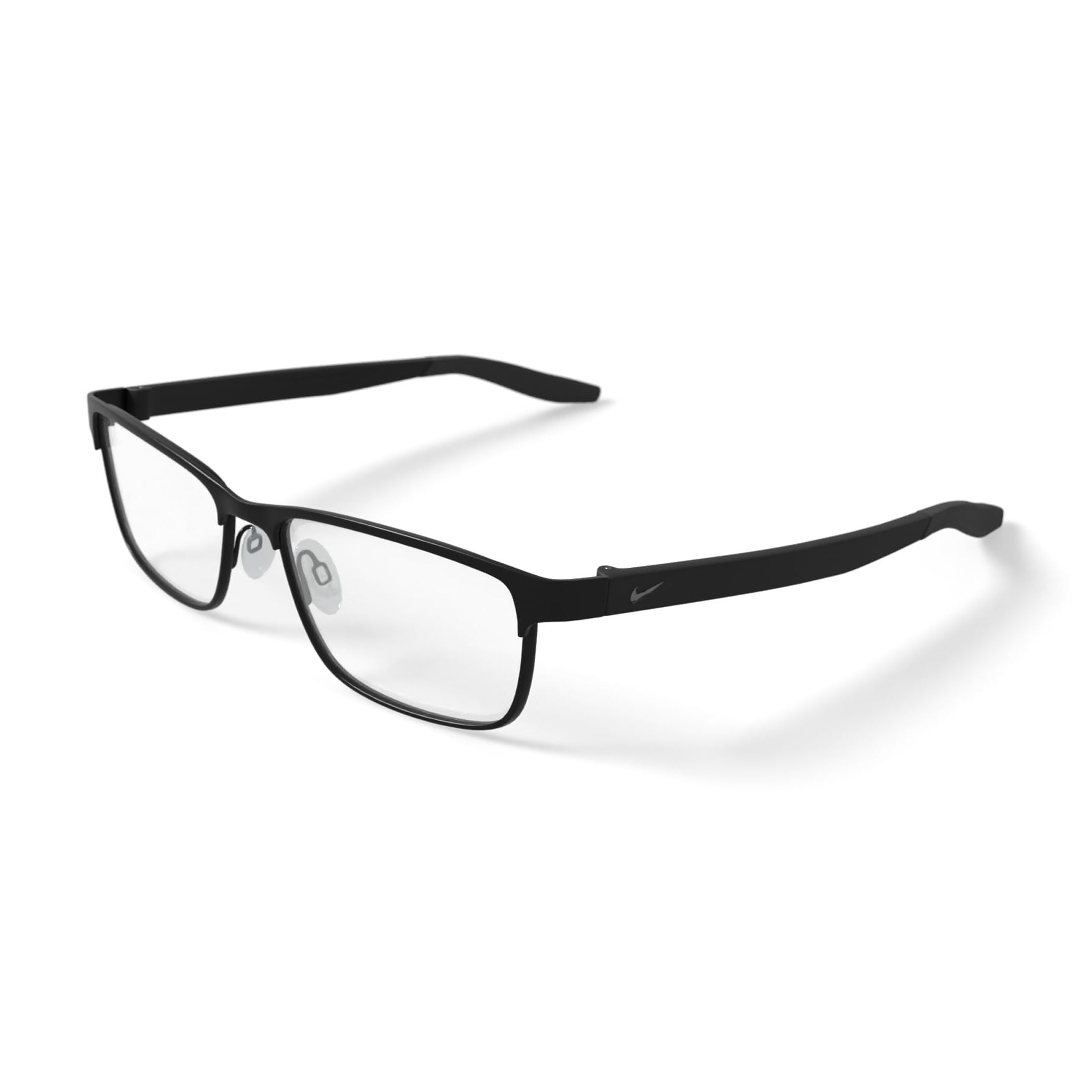 Nike Men's 8130G Prescription Eyeglasses with Case, Black