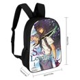 thumbnail image 2 of Solo Leveling-theme Backpack, Campus style schoolbag Bookbag with Adjustable Shoulder Straps And Large Zip Compartment, Unisex Travel Bags., 2 of 6