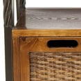 thumbnail image 4 of SAFAVIEH Joshua Industry Rustic Console w/ 3 Drawers, Antique Pewter/Dark Walnut, 4 of 5