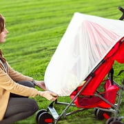 Diono Stroller Sun Net with Universal Fit for Strollers, Car Seats and Baby Carriers, White