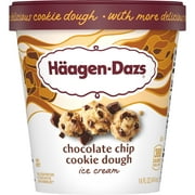 Haagen Dazs Chocolate Chip Cookie Dough Ice Cream, Kosher, 1 Package, 14oz