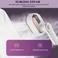 thumbnail image 2 of Portable Steam Iron，970W Dry and Wet Dual Ironing with Hanging Function, 20S Rapid Preheating, Large Water Tank and Ergonomic Handle, Ideal for Home, Travel, Dormitory, and Office, 2 of 8