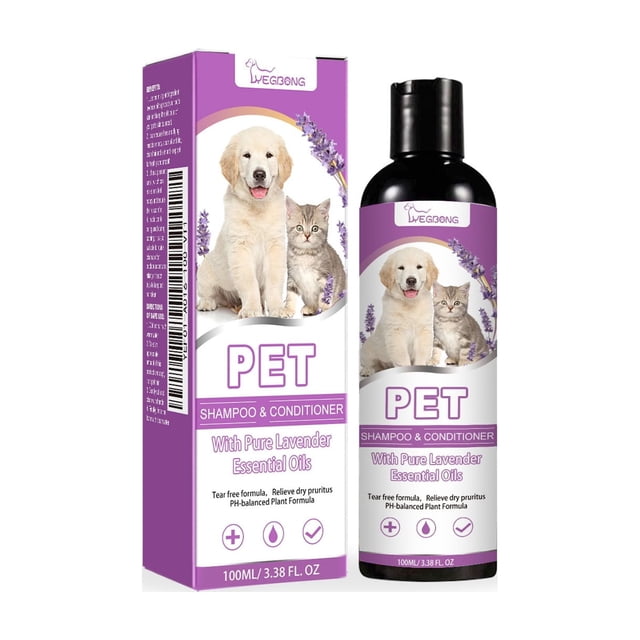pet shampoo, pet bath, relieve skin itching, smooth hair without tangling shampoo