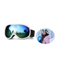 thumbnail image 1 of Gafas de esquí esféricas de doble capa, antivaho, para exteriores, para hombres y mujeres, color azul, 1 of 5