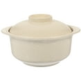 thumbnail image 1 of 1Set Double Handle Porridge Bowl Beige Round Insulation Anti Scalding For Kids Breakfast Noodle Restaurant Use, 1 of 8