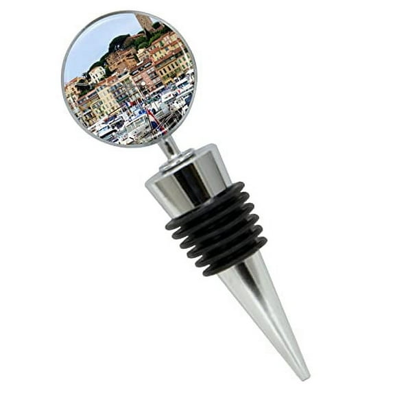 Cannes France Wine Bottle Stopper In Gift Box, Perfect For House Warming Gift