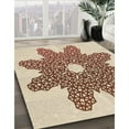 thumbnail image 2 of Ahgly Company Indoor Rectangle Patterned Golden Blonde Gold Area Rugs, 5' x 7', 2 of 6