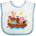 thumbnail image 3 of Inktastic Animal Ark Bible Story Christian Boys or Girls Baby Bib, 3 of 4
