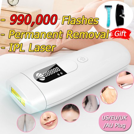 990 000 Flashes Lcd Display Ipl Laser Hair Removal 5 Gear